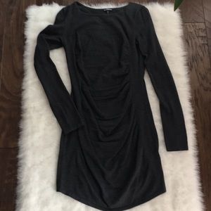 Express Fitted medium grey dress